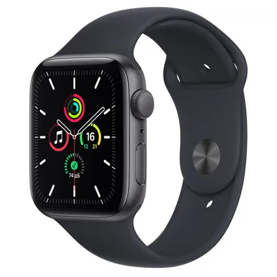 Apple Watch SE GPS 40mm Space Grey Aluminum Case with Midnight Sport Band,  купить в Москве, цены в интернет-магазинах на Мегамаркет