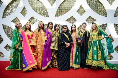 Национальная женская арабская одежда. Часть 2 | Красный Лотос | Дзен