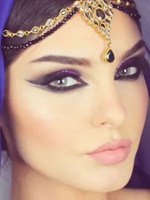 Арабский макияж! Кукольный макияж глаз Как увеличить глаза - YouTube