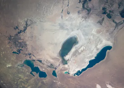 Аральское море из космоса - 52 фото