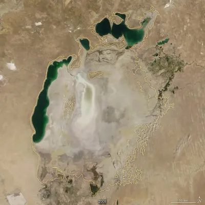 Печальное зрелище: остатки Аральского моря | Inbusiness.kz