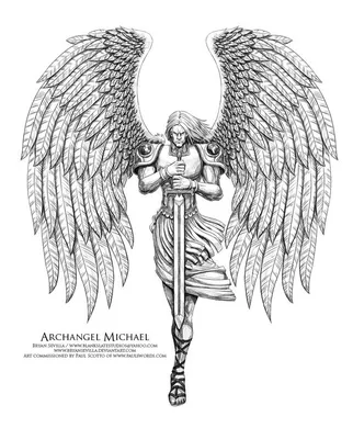 Archangel Michael Defeating Lucifer Tattoo Design: 9 тыс изображений  найдено в Яндекс.Картинках | Archangel tattoo, Archangel michael tattoo,  Archangels