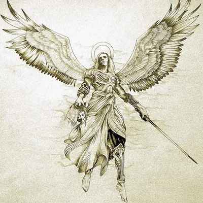 Angel warrior, Warrior tattoos, Warrior tattoo