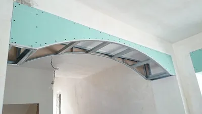 АРКА из гипсокартона, под лепку, простое и легкое изготовление. Drywall  archway. - YouTube