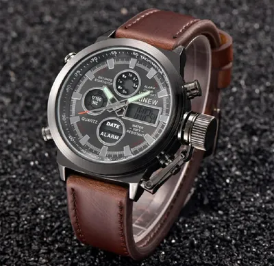 Мужские кварцевые часы в стиле милитари с тканевым ремешком | AliExpress