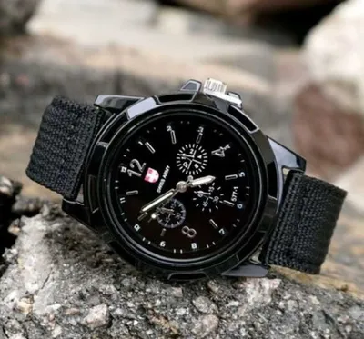 Мужские Роскошные Кварцевые часы армейские солдатские военные часы простые  мужские спортивные часы с холщовым ремешком аналоговые военные часы |  AliExpress