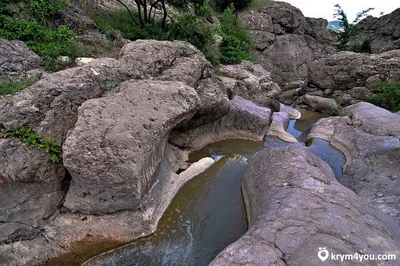 КРЫМ.Красивейшее Зеленогрье.Арпатские водопады.Ущелье Панагия - YouTube