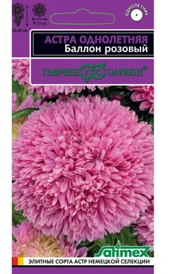 Семена астра Гавриш Баллон розовый 10009157 1 уп. - отзывы покупателей на  Мегамаркет
