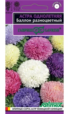 Семена цветов астры Смесь сортов /АСК/ 0,3 г - АГРО СЕМЕННАЯ КОМПАНИЯ