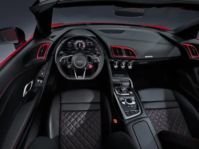 Интерьер салона Audi R8 . Фото салона Audi R8