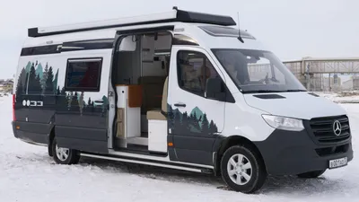 Обзоры — Смотрим автодом на базе Mercedes Sprinter для путешествий впятером