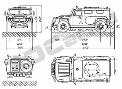 Авто-экзотика/«Hummer по русски», или история появления ГАЗ «Тигр» и «Тигр-II»+видео  — DRIVE2