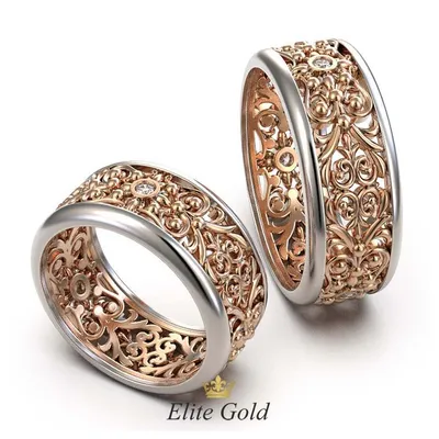 Кольца :: Кольца из золота :: Кристалл :: Ажурное золотое кольцо с фианитами