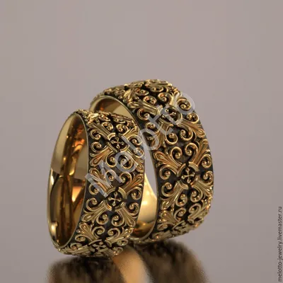 Обручальные Ажурные кольца 💎, купить свадебное обручальное резное кольцо в  Москве 💍, цена в каталоге интернет магазина EFREMOV