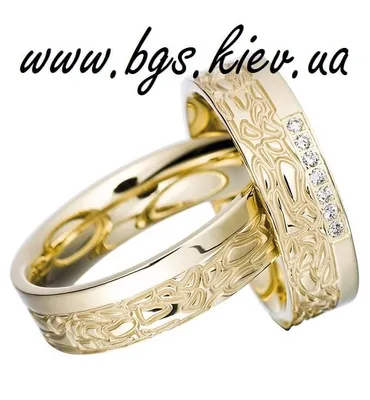 Стильные обручальные кольца, с бриллиантами, белое золото, 585 проба в  Москве, цена 15500 руб.: купить в