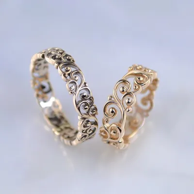 Женские кольца из розового золота 585 пробы | AliExpress