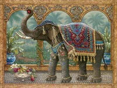 Азиатский слон, самка 14753 с доставкой в Москве в интернет-магазине  «Наследникъ Выжанова»