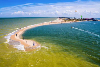 Пляжи в Кучугурах и окрестностях посёлка, Азовское море