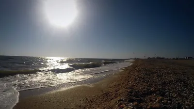 Азовское море, станица Должанская, коса Долгая.