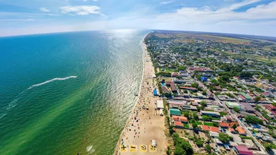 УРЗУФ В 3D: пляжи и Азовское море, курорты, панорамы