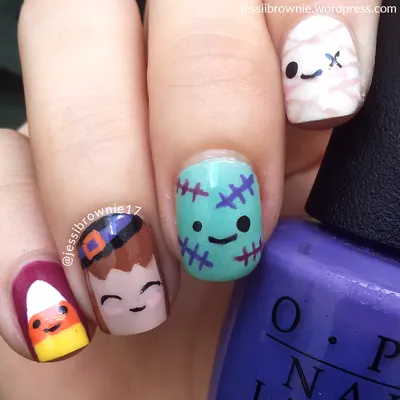 Alice in Wonderland nails by tharesek on DeviantArt