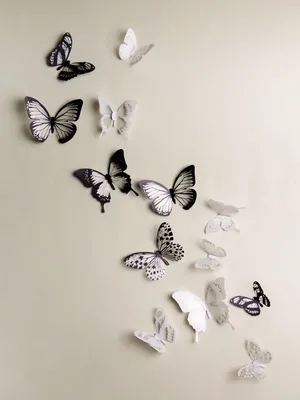 Бабочки на стене (Diy) / Декор стен / ВТОРАЯ УЛИЦА - Мода, Выкройки,  Рукоделие, DIY