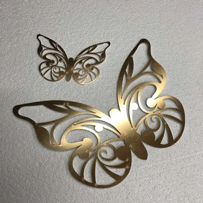 12 шт./набор, самоклеящиеся наклейки на стену в виде бабочек | AliExpress