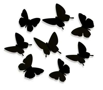 Бумажные бабочки на стене стоковое фото. изображение насчитывающей бабочки  - 117310576