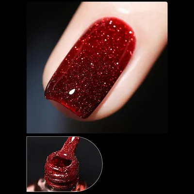 Купить 7,5 мл гель-лак для ногтей с блестками, замачиваемый УФ-светодиодный  гель-лак для дизайна ногтей, маникюр | Joom