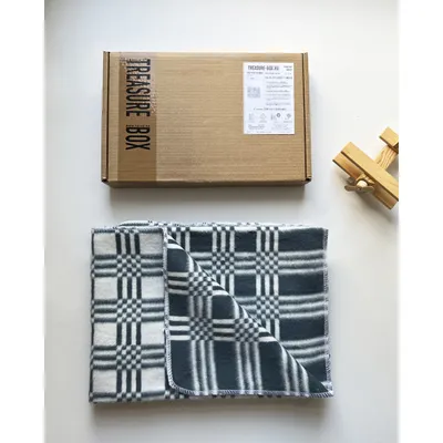 Комплект из 2 шт, одеяло байковое детское, для новорожденных, в подарочной  коробке крафт - купить с доставкой по выгодным ценам в интернет-магазине  OZON (501539453)