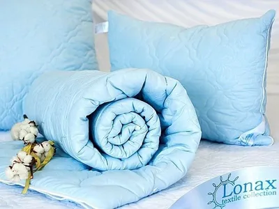 Одеяло байковое Вулли 90х100 см Котенок, голубой купить в магазине Мамарада