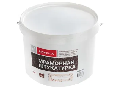 Декоративная Мраморная Штукатурка Bayramix Mineral Saftas 15кг на Основе  Натуральных Цветов / Байрамикс Минерал Сафташ