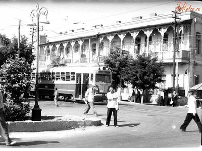 Баку, Х № 136; Баку — Старые фотографии (трамвай) — Фото — Городской  электротранспорт