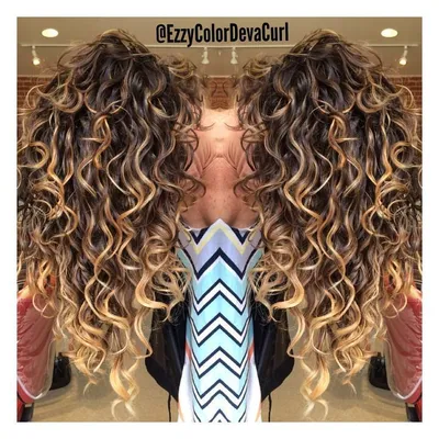 Image result for balayage curly hair brown to blonde | Ombre curly hair,  Colored curly hair, Hair highlights