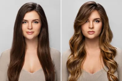 Аиртач окрашивание для темных средних волос до и после (75 фото) - картинки  modnica.club