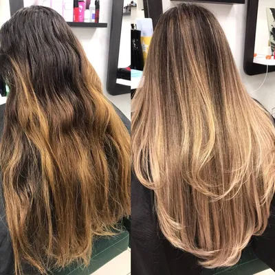 Март 2023 Тонирование волос фото до и после