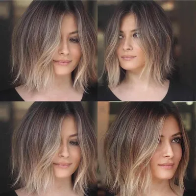 Balayage not must to be always super light this color is amazing for first  session to go o… | Short dark hair, Dark hair with highlights, Brown hair  with highlights
