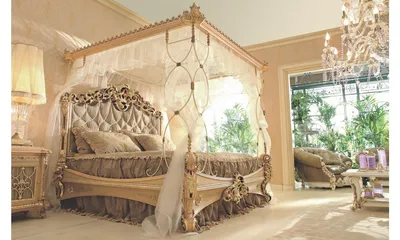 Кровать с балдахином: идеи дизайна и фотографии | Салон Линия