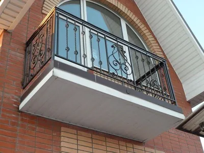 Купить кованые ограждение балкона по низким ценам на сайте Сибирь-SV