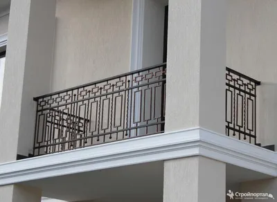 Заказать перила для балкона | Купить металлические ограждения для балконов  и лоджий в Москве по низкой цене