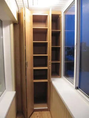 Балконный шкаф-купе по индивидуальному эскизу от мебельной фабрики \"Мебель  Профи\"