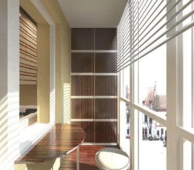 Шкафы на балкон на заказ - Мебельная фабрика «Контур»