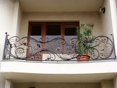 Кованые перила на балкон и французские балконы | Художественная ковка Тулы