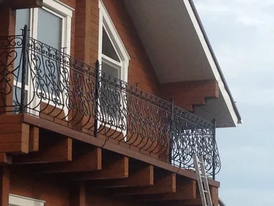 Кованый балкон 0009Б на заказ | ПДК Бастион