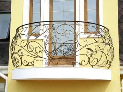 Кованые балконы Одесса, фото и цены на кованые перила на балкон и балконные  ограждения