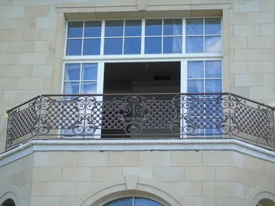 Кованые перила на балкон №2762