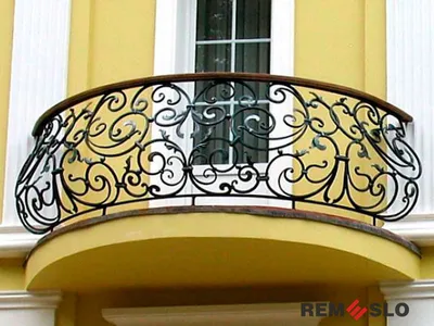 Кованый балкон пузатый купить в Москве