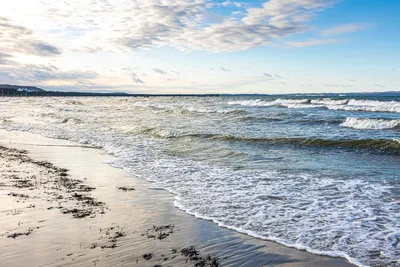 Балтийское море с берегом, волны, …» — создано в Шедевруме