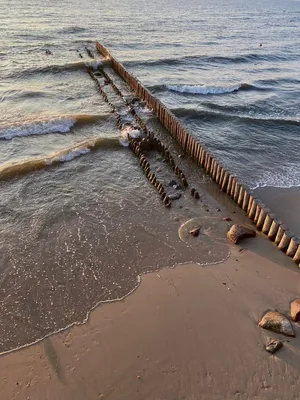 Балтийское море в Польше стоковое фото. изображение насчитывающей песок -  161795282
