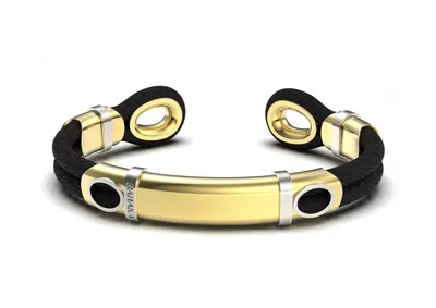 Купить мужской золотой браслет \"Italo\" от Baraka в Украине